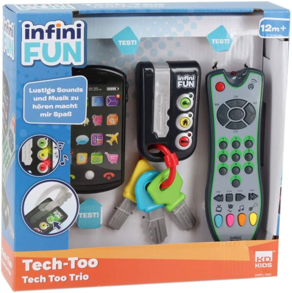 Infini Fun Tech-Too Telefon, võtmed ja pult