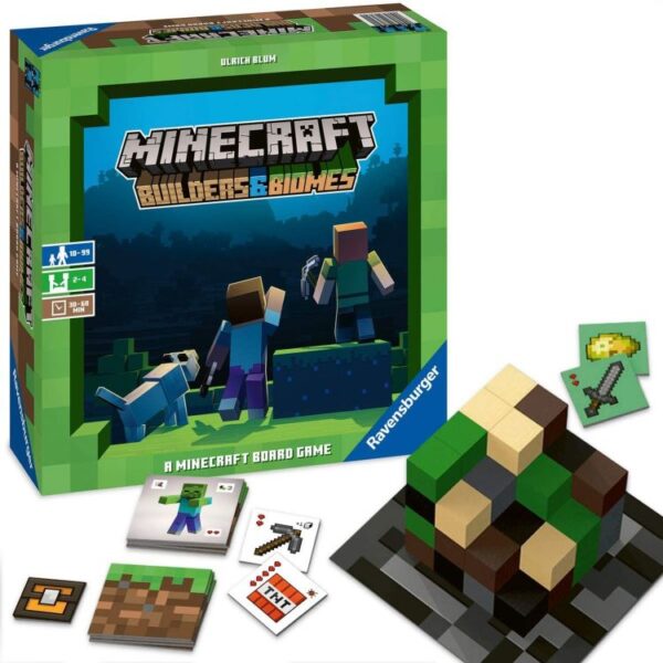 Ravensburger Minecraft Building & Biomes Lauamäng