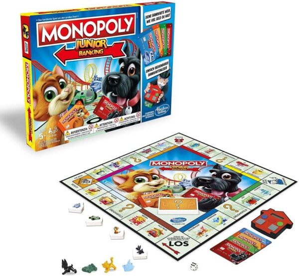 Hasbro Elektrooniline Monopoly Junior pangakaartidega (saksa)