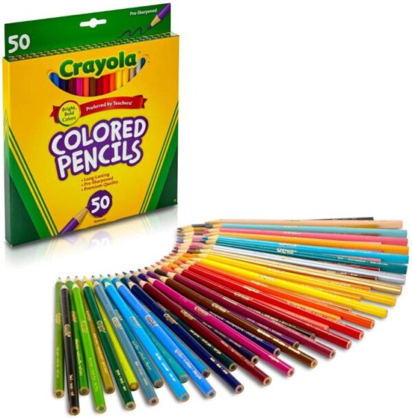 Crayola värvipliiatsid 50tk