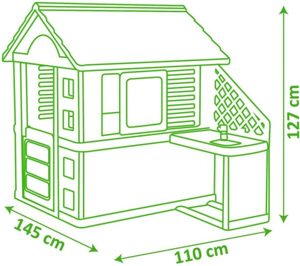 Smoby Pretty House Mängumaja - Image 2