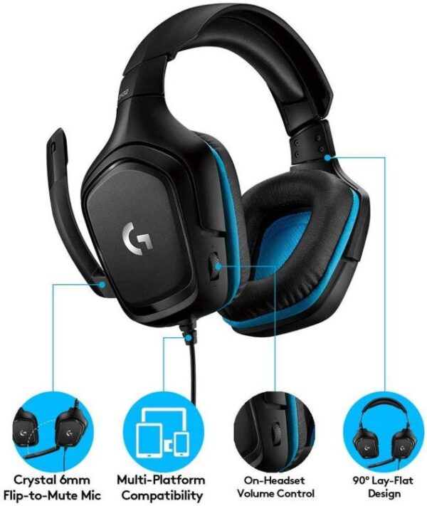 Logitech G432 mänguri kõrvaklapid