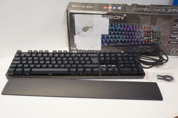 G-Lab Keyz Carbon-E RGB mehaaniline mänguri klaviatuur - Image 2