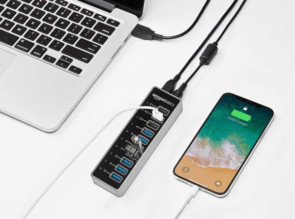 AmazonBasics USB 10-pordiline jaotur