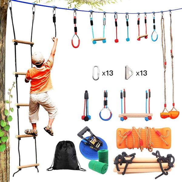 Slackline laste ninja-treeningrada
