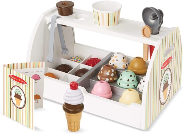 Melissa & Doug Puidust jäätisekohvik