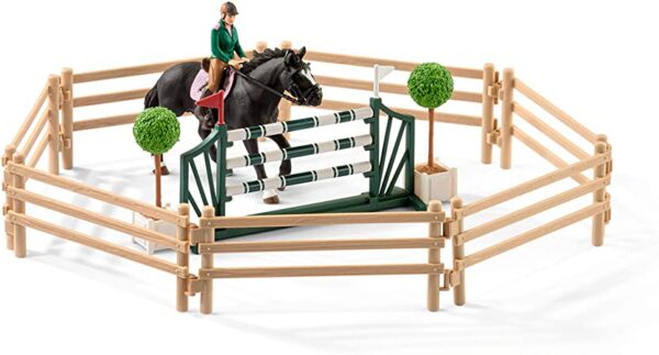 Schleich 42389 ratsutamiskool ratsanike ja hobustega - Image 3
