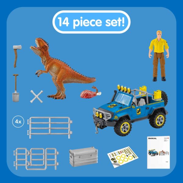 Schleich 41464 maastikuauto ja dinosauruste aedik - Image 3