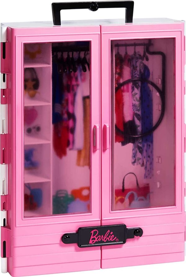 Barbie kaasaskantav riidekapp