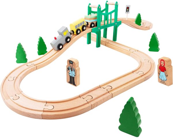 Wowow Toys puidust rongikomplekt