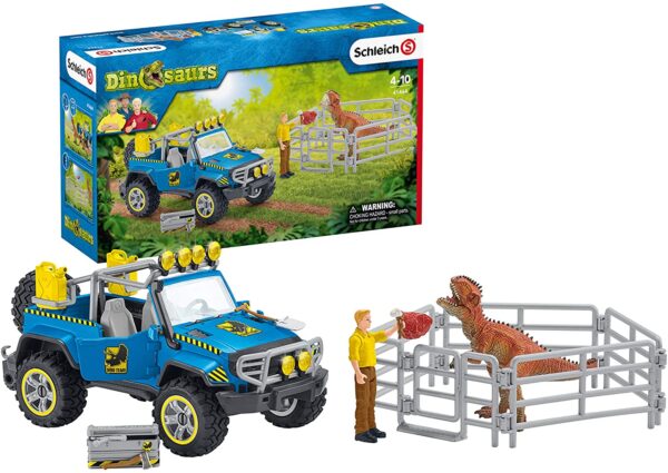 Schleich 41464 maastikuauto ja dinosauruste aedik