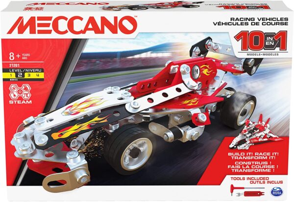 MECCANO konstruktor 10in1 Racing Vehicles