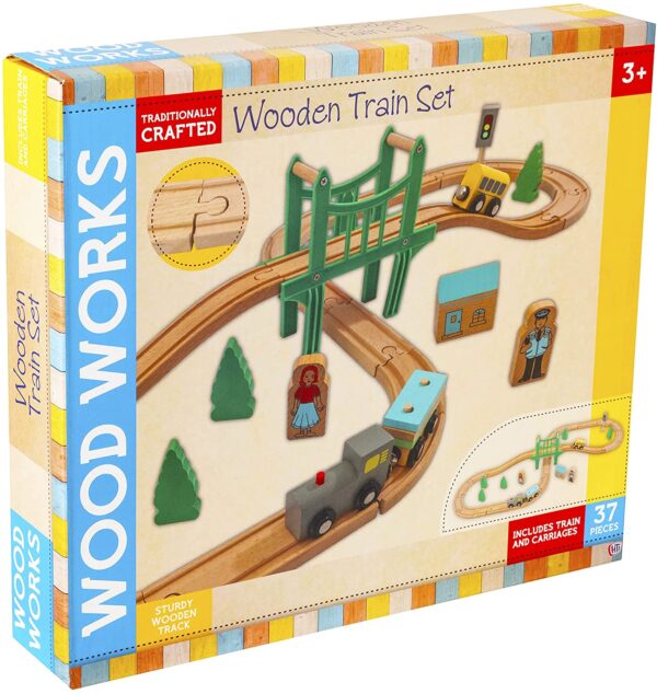 Wowow Toys puidust rongikomplekt - Image 2