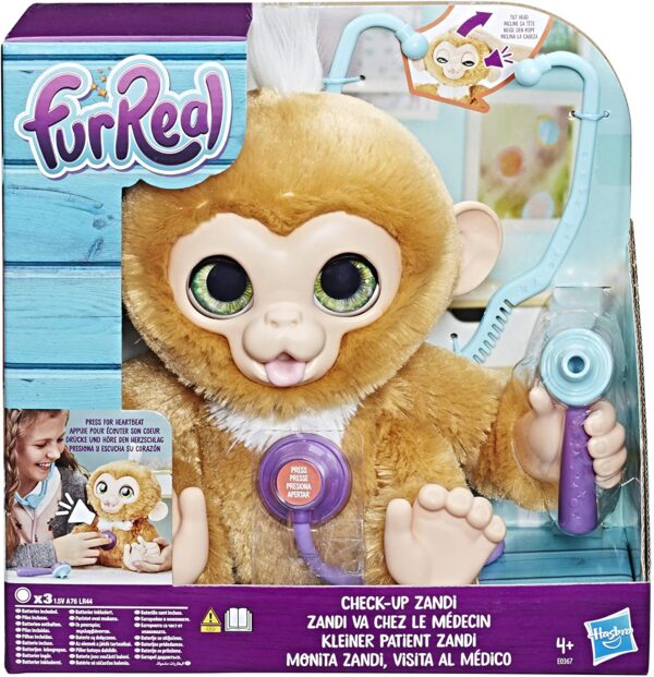 FurReal Interaktiivne ahvibeebi Zandi - Image 4
