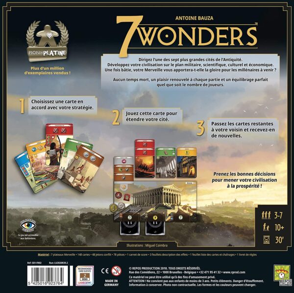 7 WONDERS lauamäng(prantsuse k) - Image 7
