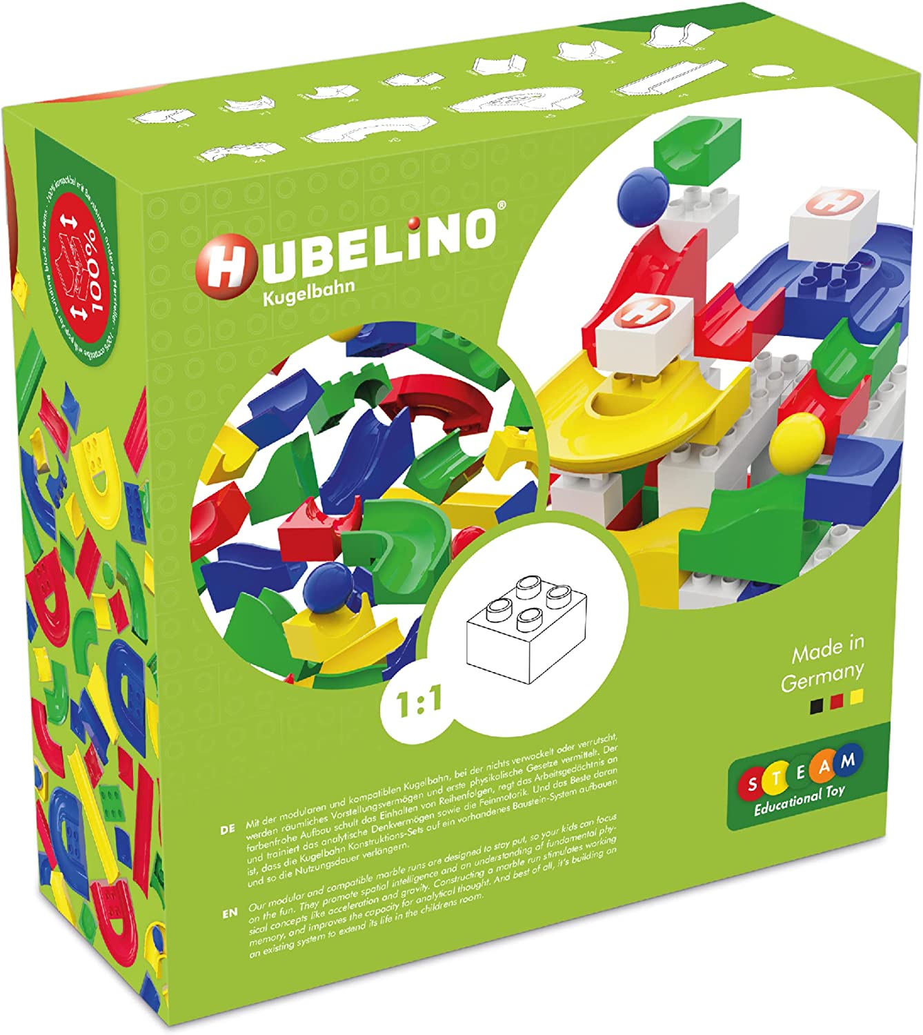 Hubelino 55-osaline kuuliraja elementide komplekt - Image 2