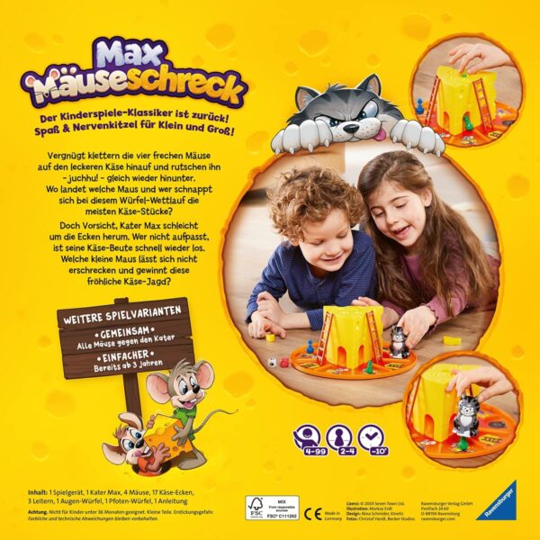 Ravensburger 24562 Max Mäuseschreck lauamäng - Image 2