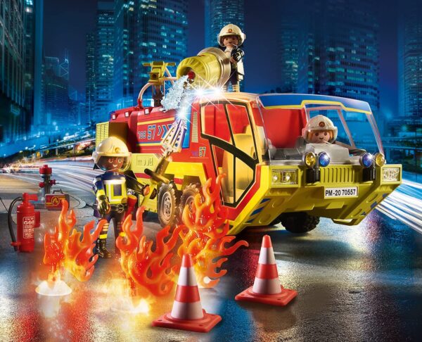 Playmobil 70557 City Action tuletõrjeauto põleva džiibiga - Image 5