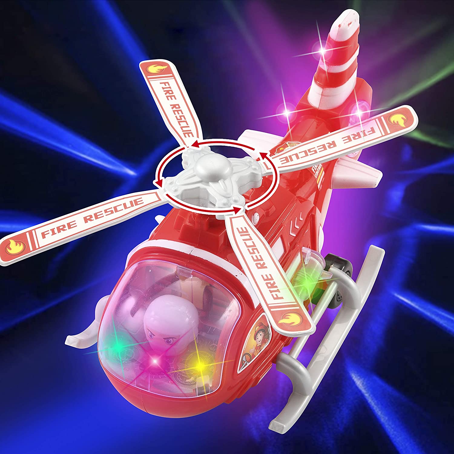 JOYIN tuletõrjeauto ja helikopter - Image 2