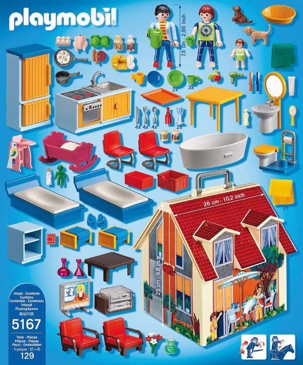 Playmobil 5167 kaasaskantav nukumaja - Image 2