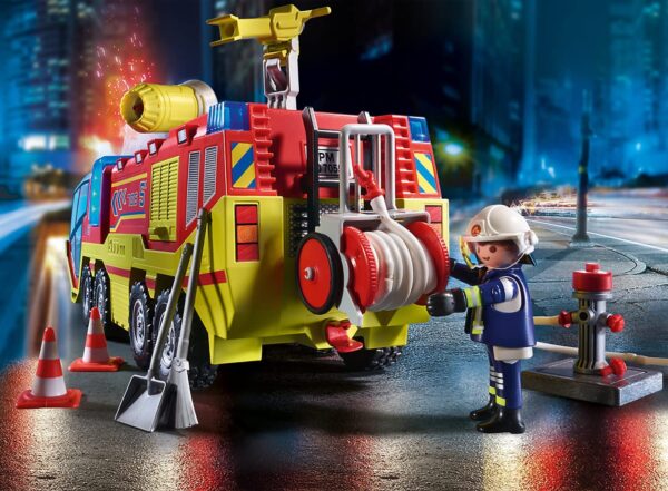 Playmobil 70557 City Action tuletõrjeauto põleva džiibiga - Image 4