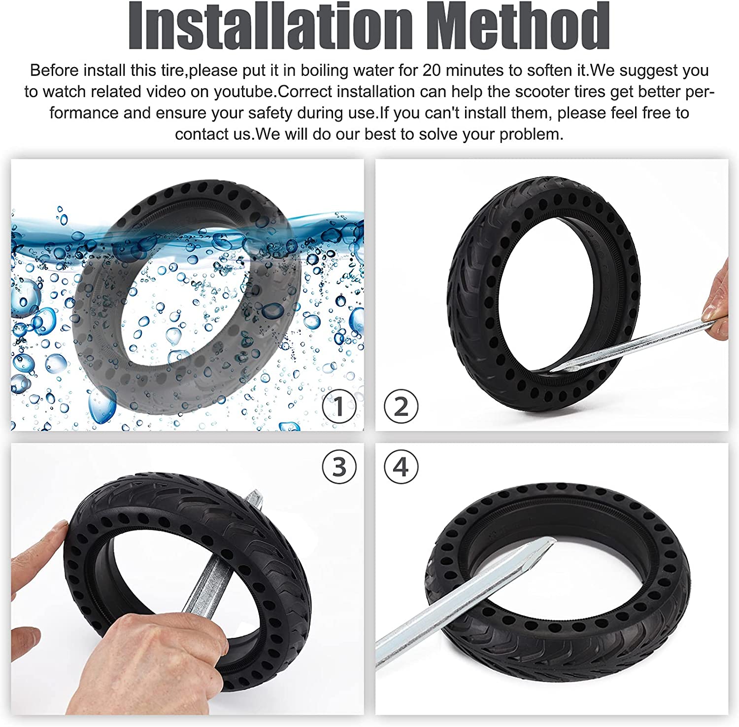 OUXI Xiaomi M365 tõukeratta rehvid - Image 2