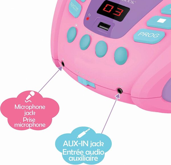 Lexibook RCD109UNI Unicorn-Bluetooth CD-mängija lastele - Image 4