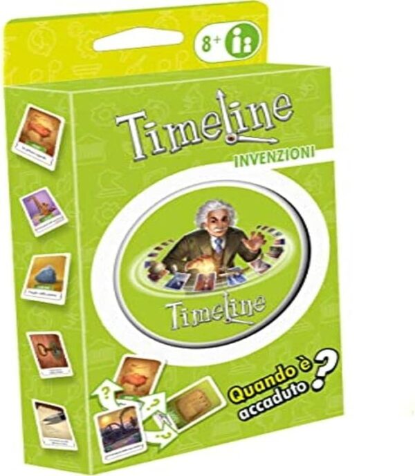 Asmodee - Timeline Inventions kaardimäng(inglise)