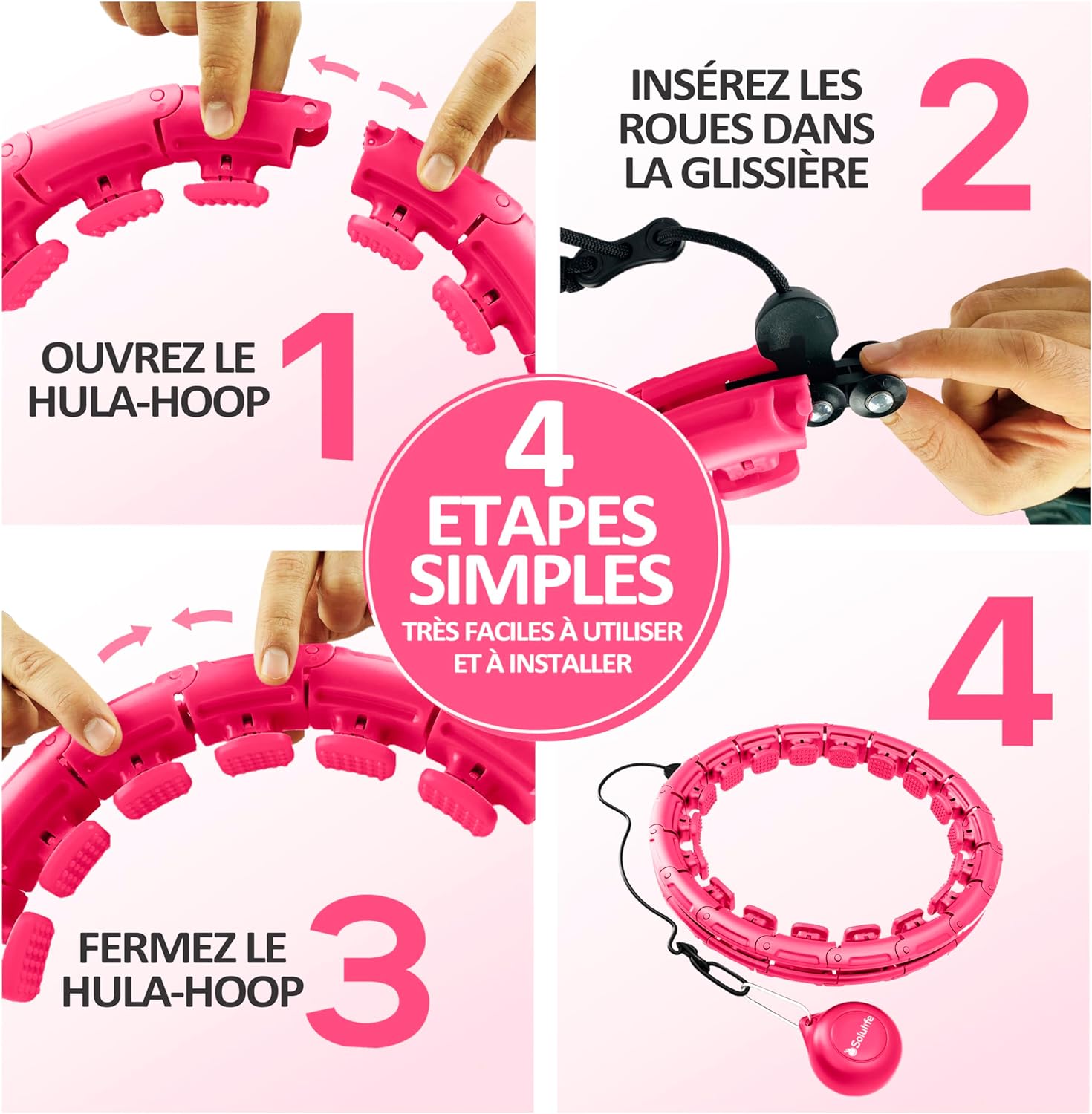 Nouveau Cerceau Hula Hoop fitnessrõngas - Image 2