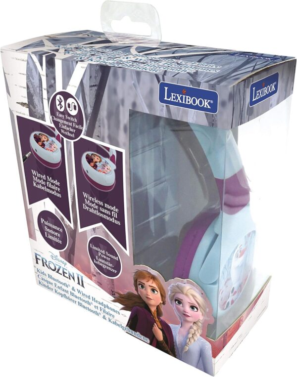Lexibook Disney Frozen 2-in-1 Bluetooth-kõrvaklapid lastele - Image 2